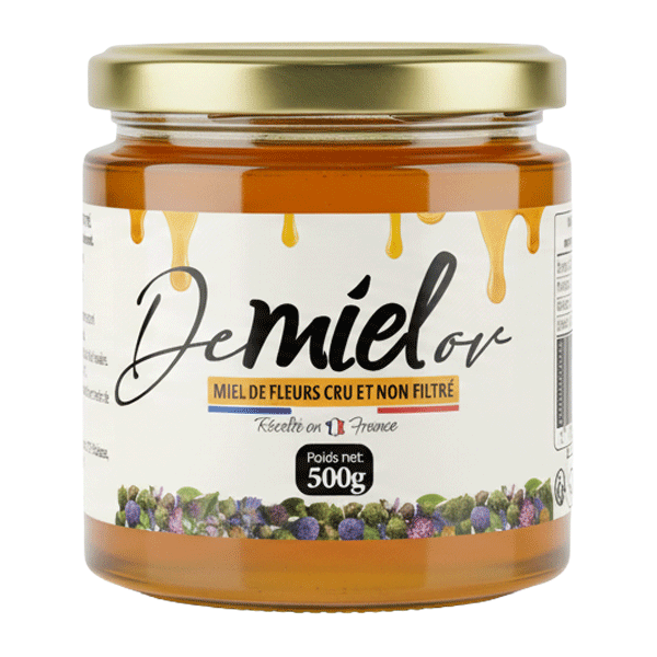 Miel de Fleurs en pot 500g Miel de Fleurs en pot 500g