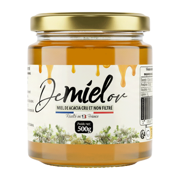 Miel d'Acacia en pot 500g