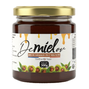 Miel de Châtaignier en pot 500g