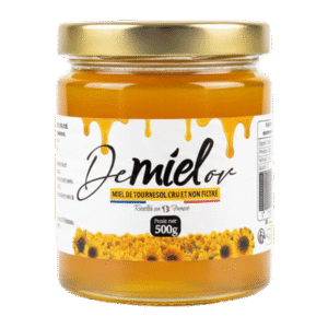 Miel de Tournesol en pot 500g Miel de Tournesol en pot 500g
