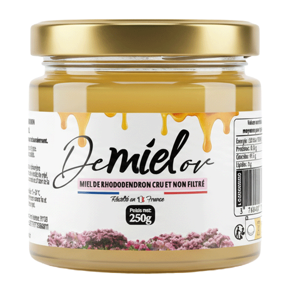 Miel de Rhododendron en pot 250g