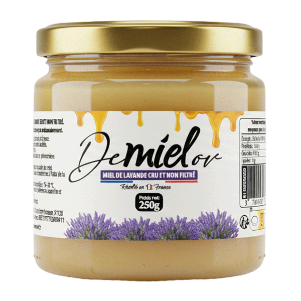 Miel de Lavande en pot 250g Miel de Lavande en pot 250g