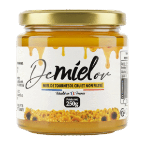 Miel de Tournesol en pot 250g Miel de Tournesol en pot 250g