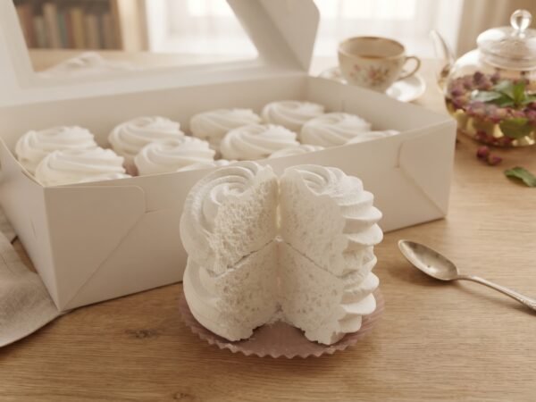 Guimauve moelleuse artisanale à la pomme (façon Zéphyr) 300g